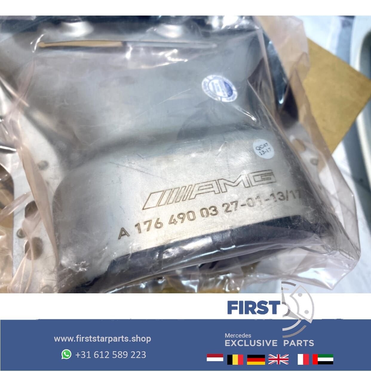 W156 X156 GLA45 AMG UITLAAT SIERSTUKKEN SET ZWART origineel, Gebruikt, -, Ophalen of Verzenden, -