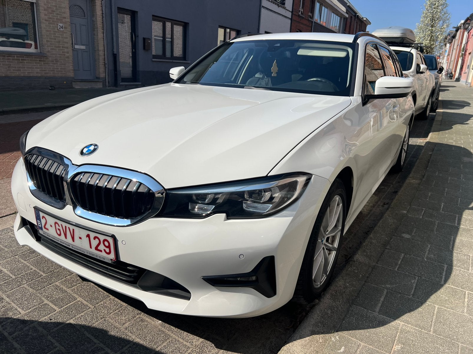 BMW 320i Touring Sport (2020) – Automaat|Leder|Harman Kardon, Autos, BMW, Cuir, Achat, Noir, 5 portes