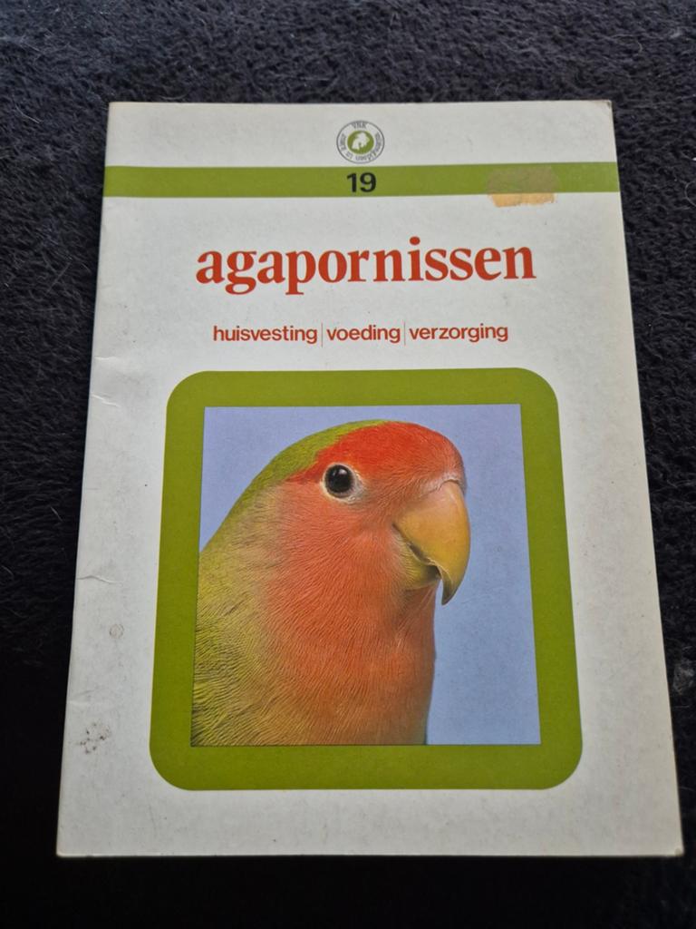 Boek agapornissen, Ophalen of Verzenden
