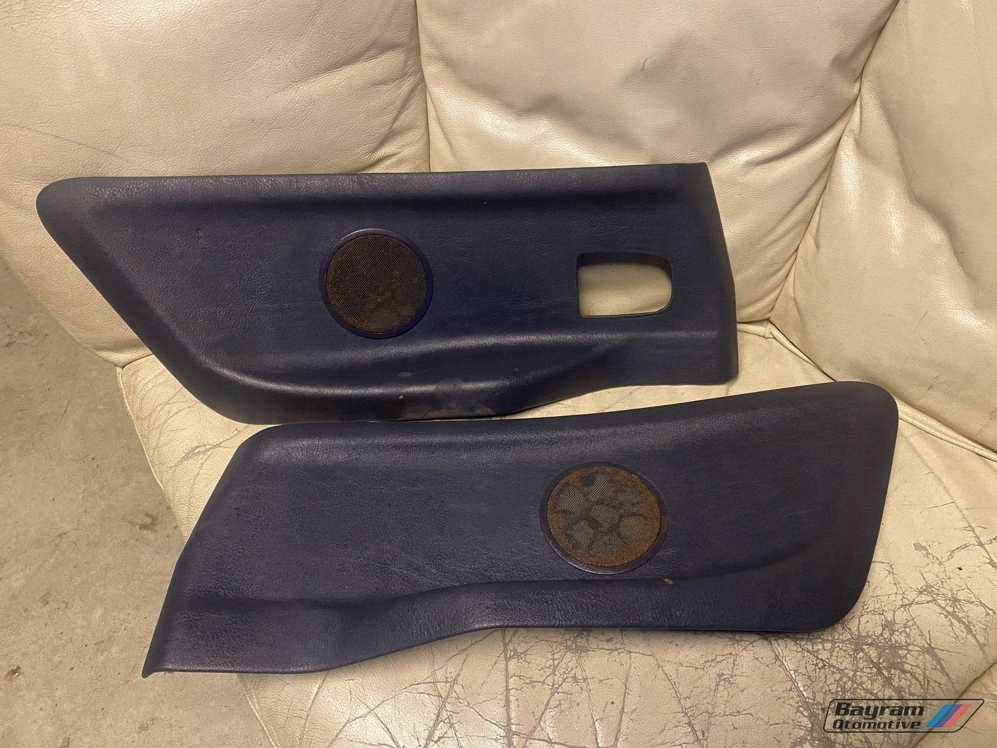 Bmw E36 cabrio deurpanelen blauw achter panelen 3-serie lede, -, Utilisé, -, Enlèvement ou Envoi
