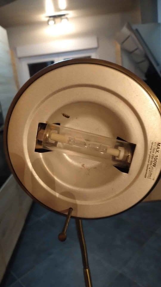 Lampe sur pied vintage, Maison & Meubles, Lampes | Lampadaires, Enlèvement, Utilisé, Métal
