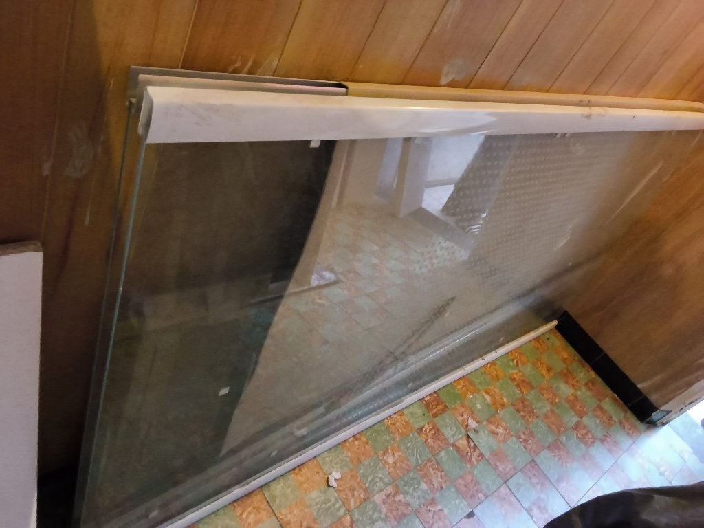 2 parois de douche (vitres) et fixations, Bricolage & Construction, Enlèvement, Neuf, Douche
