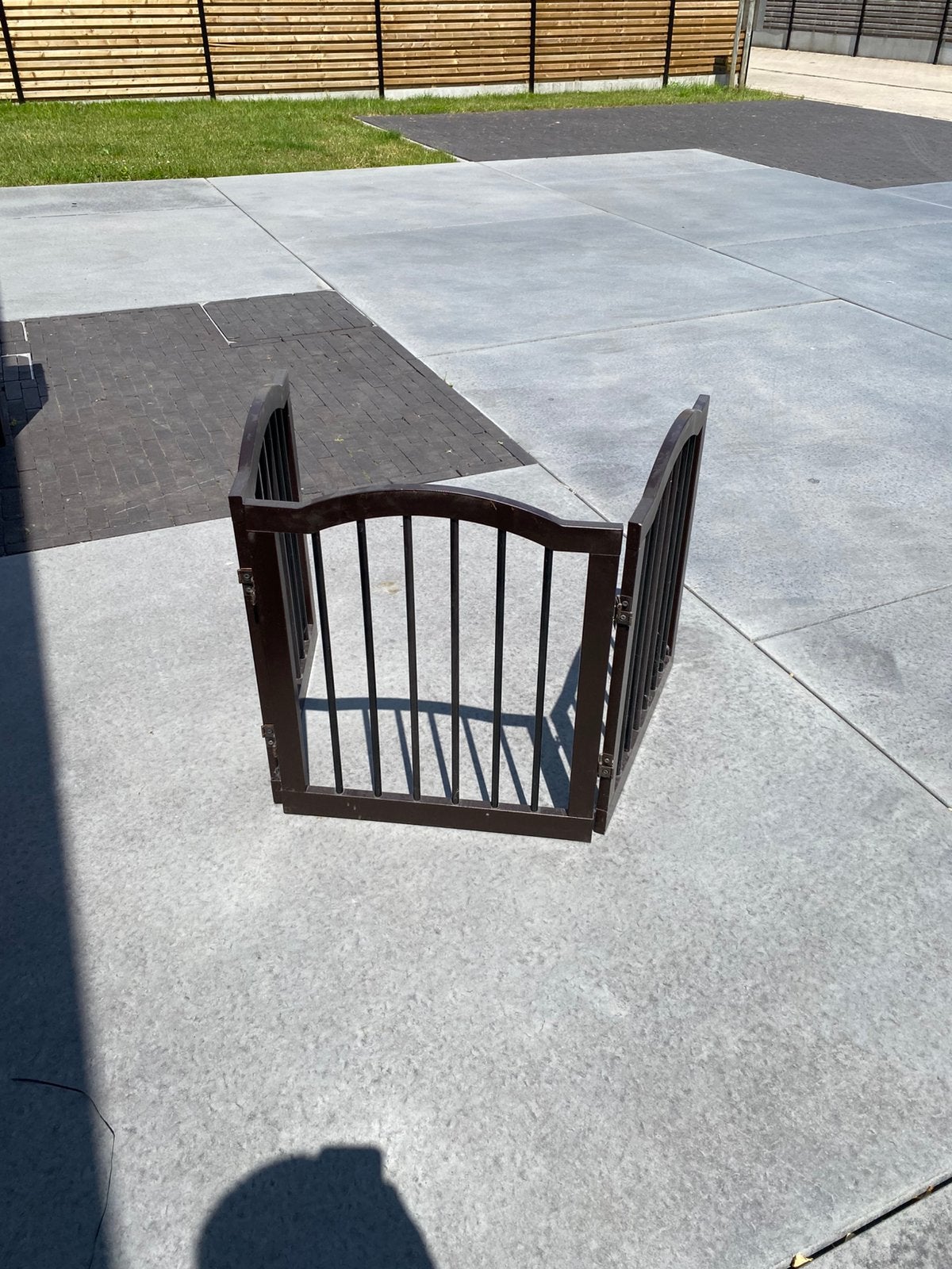 Verplaatsbaar hek voor kind of huisdier 150cm, Kinderen en Baby's, Ophalen, Gebruikt