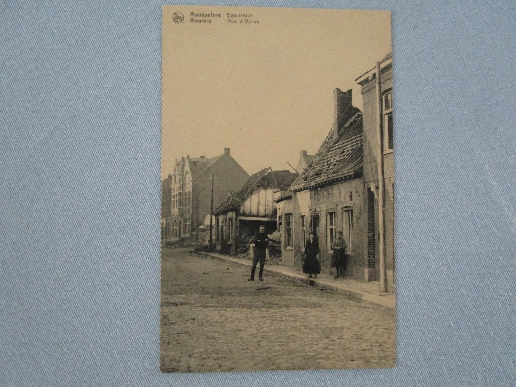 Postkaart Rousselare, Roeselare WO1, Verzamelen, Ophalen, Voor 1920, Ongelopen, West-Vlaanderen