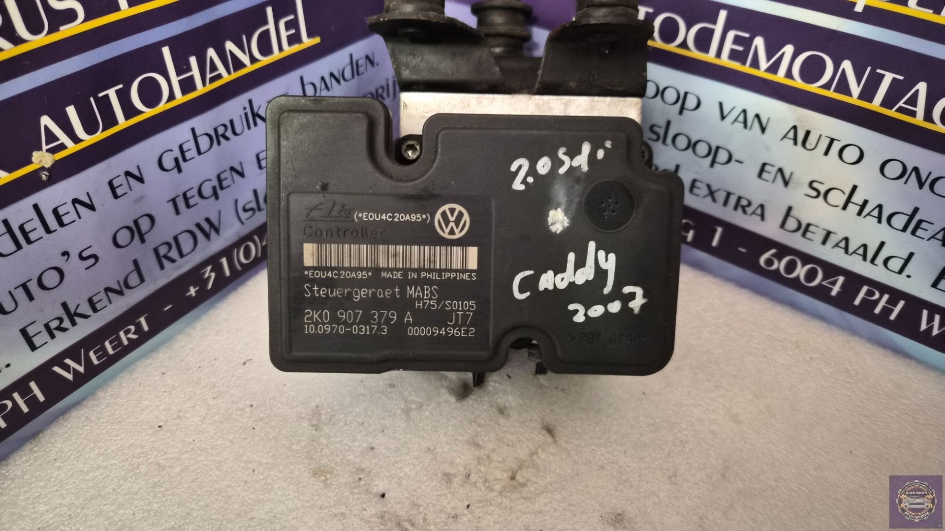 ABS pomp Volkswagen Caddy III 2.0 SDI 10020700294, Gebruikt, Volkswagen, Volkswagen AG, Vw@volkswagen.de