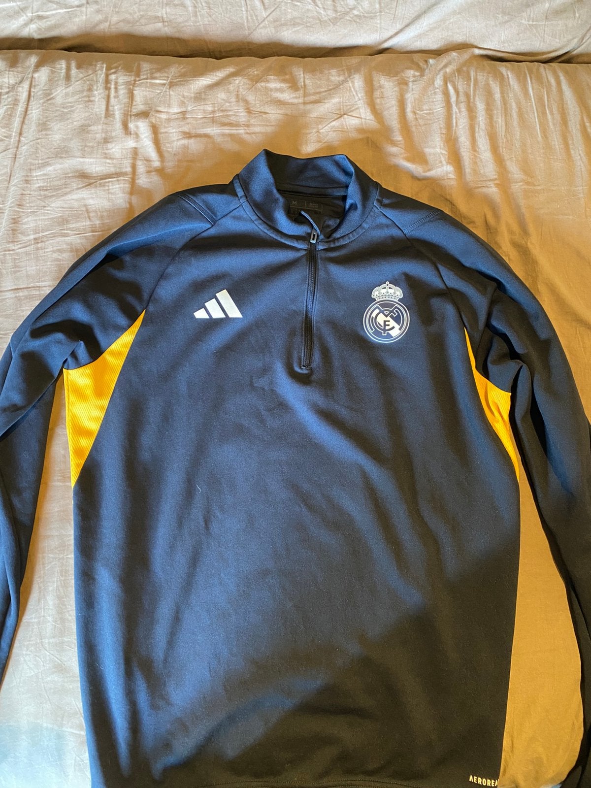 Trui Real Madrid adidas, Kleding | Heren, Ophalen, Zo goed als nieuw, Maat 48/50 (M)