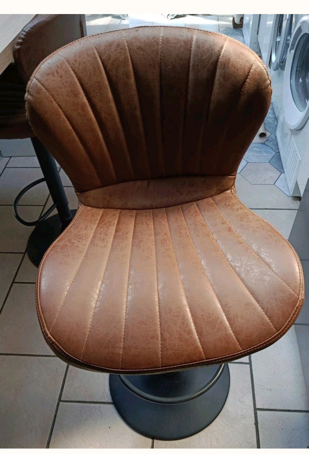 Lot de 4 tabourets de bar réglables – Style Vintage / Indust, Maison & Meubles, Tabourets de bar, Enlèvement