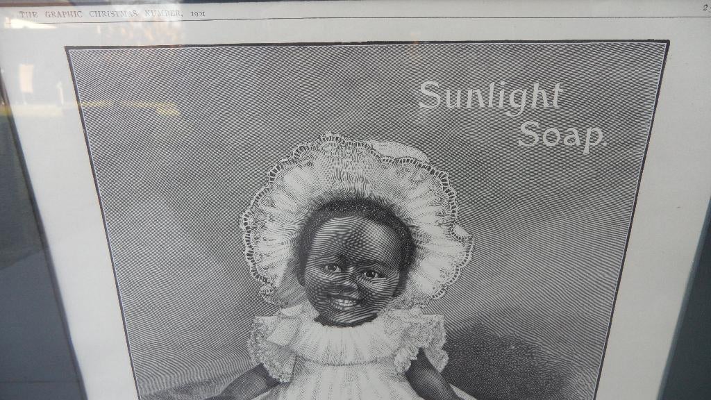 Affiche publicitaire « Sunlight Soap » de 1901, Enlèvement