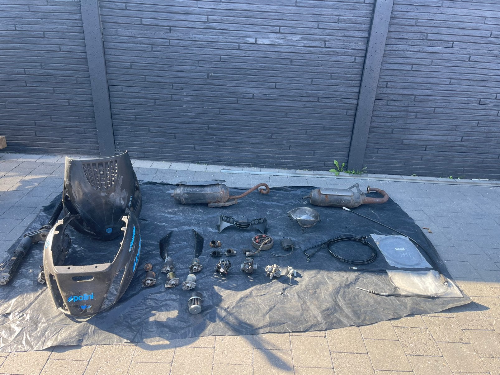 Pièces zippées Piaggio, Vélos & Vélomoteurs, Enlèvement, Comme neuf, Zip