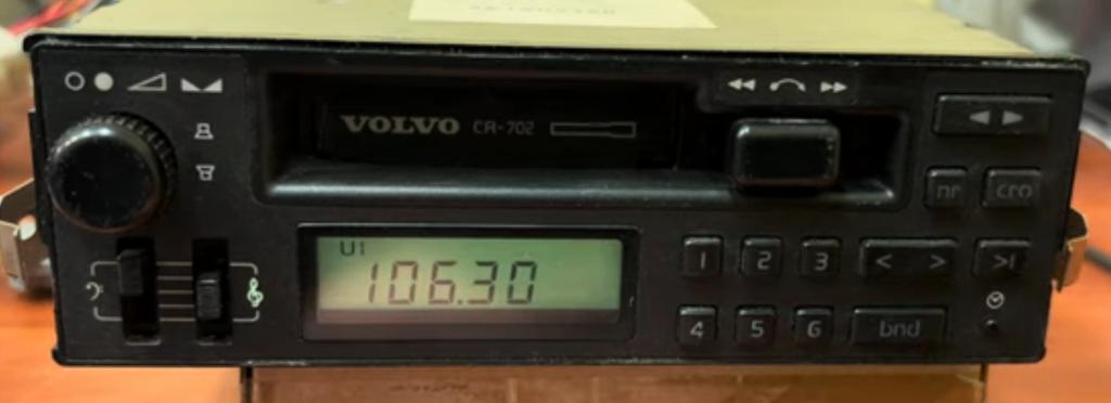Autoradio d'origine Volvo CR-702 – État Collection, Enlèvement ou Envoi, Utilisé, Volvo