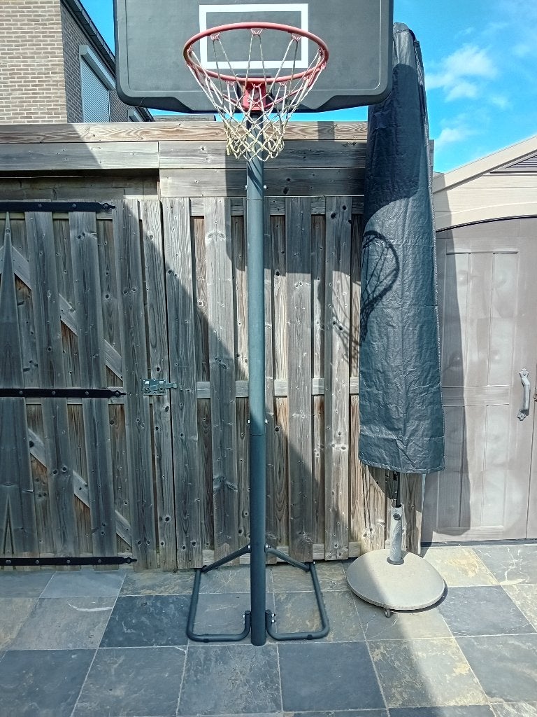 Basketbalnet op paal!, Sport en Fitness, Basketbal, Ophalen, Zo goed als nieuw, Ring, Bord of Paal