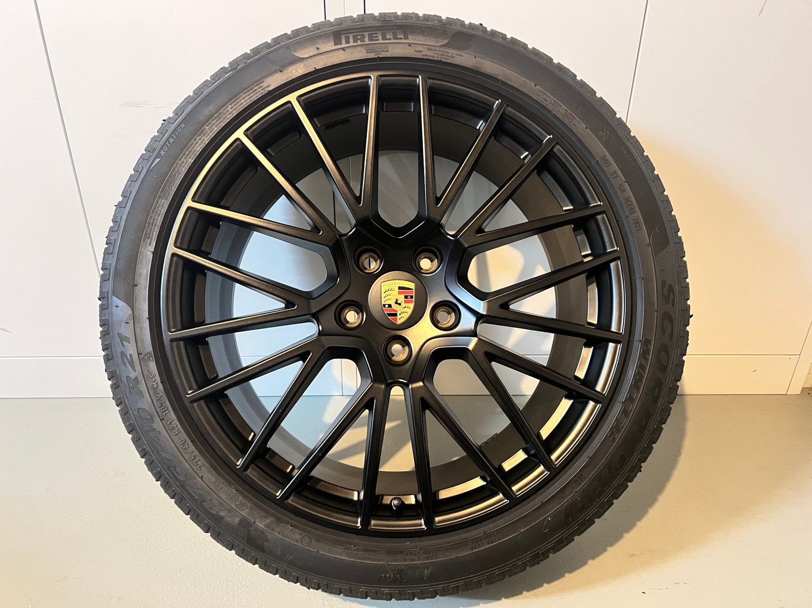 Porsche Cayenne 21 inch spyder Winter velgen winterbanden, Ophalen, 21 inch, Winterbanden, Velg(en)