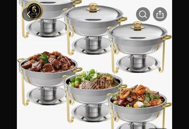 Chauffe plat / Chaffing Dish NEUF !!!, Maison & Meubles, Enlèvement, Neuf, Métal, Argent