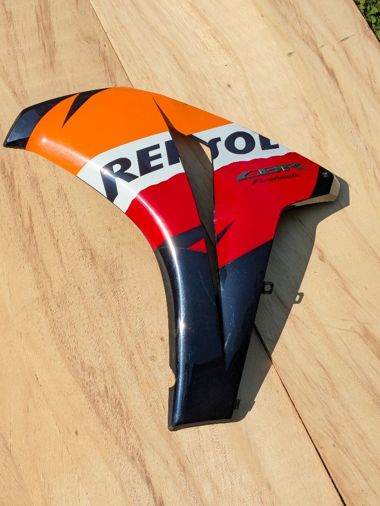 Linker zijkuip (OEM) Honda CBR1000RR Repsol 2009, Motoren, Ophalen, Gebruikt