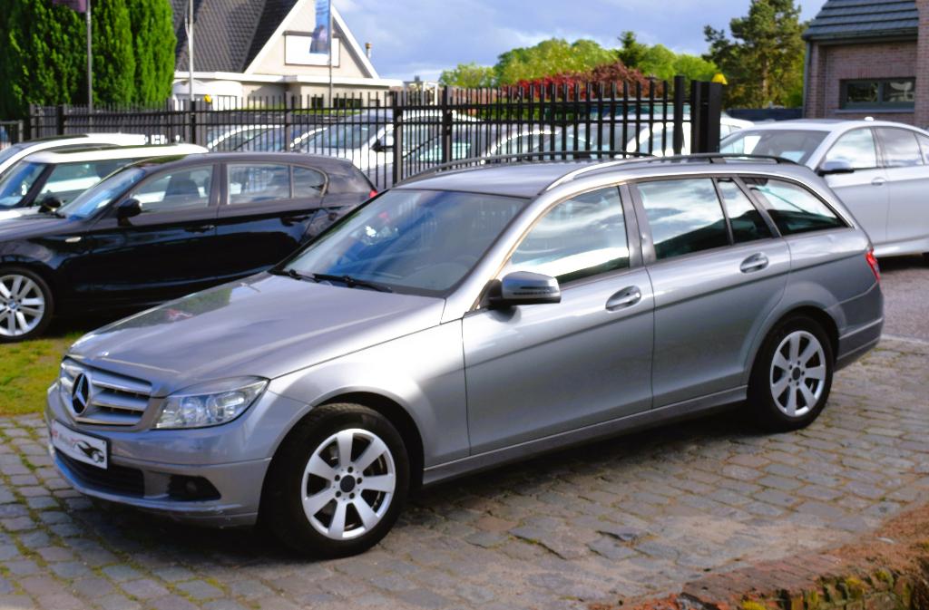 Mercedes C200cdi, Auto's, 100 kW, Zwart, 4 cilinders, Bedrijf