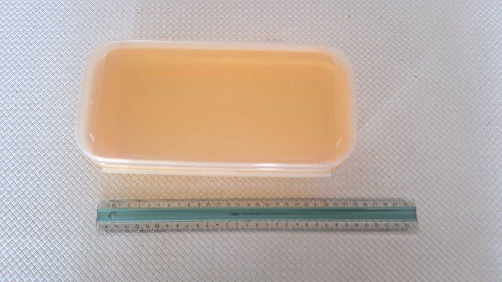 Tupperware mini Tuppertop rechthoekig 980 ml, Ophalen of Verzenden, Zo goed als nieuw, Geel, 980 ml