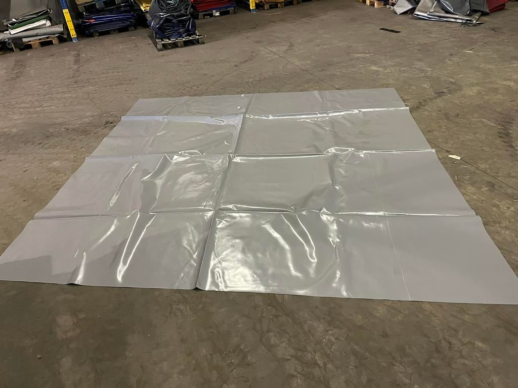Nieuw grijs zeil/ bache 3x3 meter. 150 stuks beschikbaar., Doe-het-zelf en Bouw, Zeil en Folie, Ophalen, Nieuw, 15 m² of meer