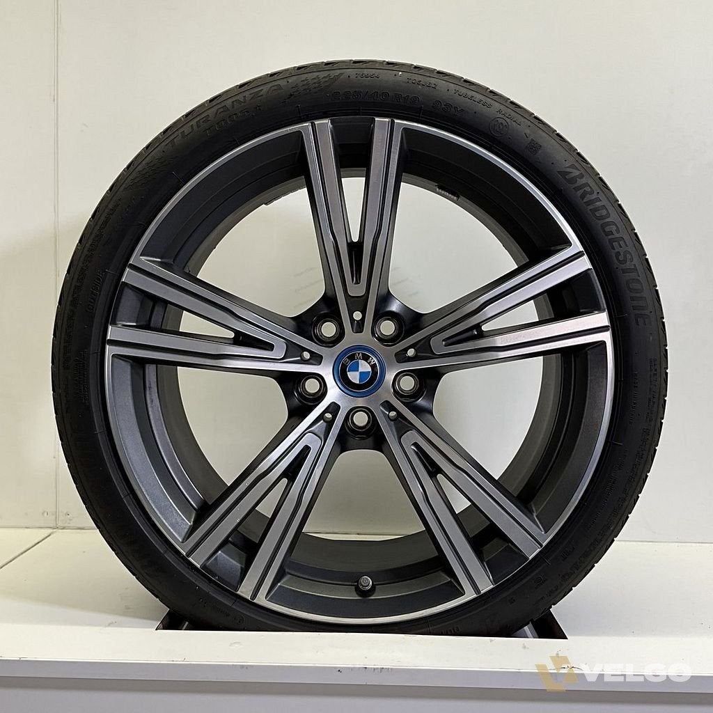 BMW 3 SERIE 4 SERIE  BREEDSET VELGEN + ZOMERBANDEN 19 INCH O, Auto-onderdelen, 19 inch, -, -, Banden en Velgen