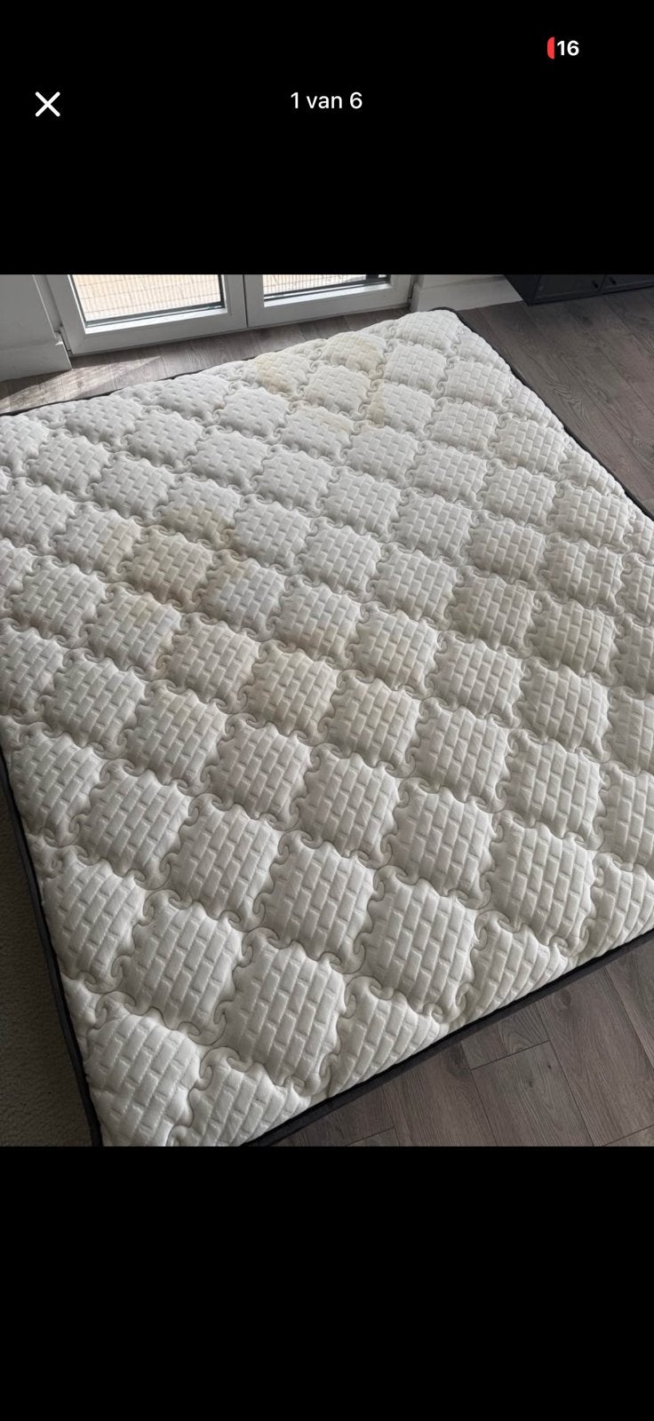 Matras 180x200, Huis en Inrichting, Slaapkamer | Matrassen en Bedbodems, Ophalen, Zo goed als nieuw, Matras