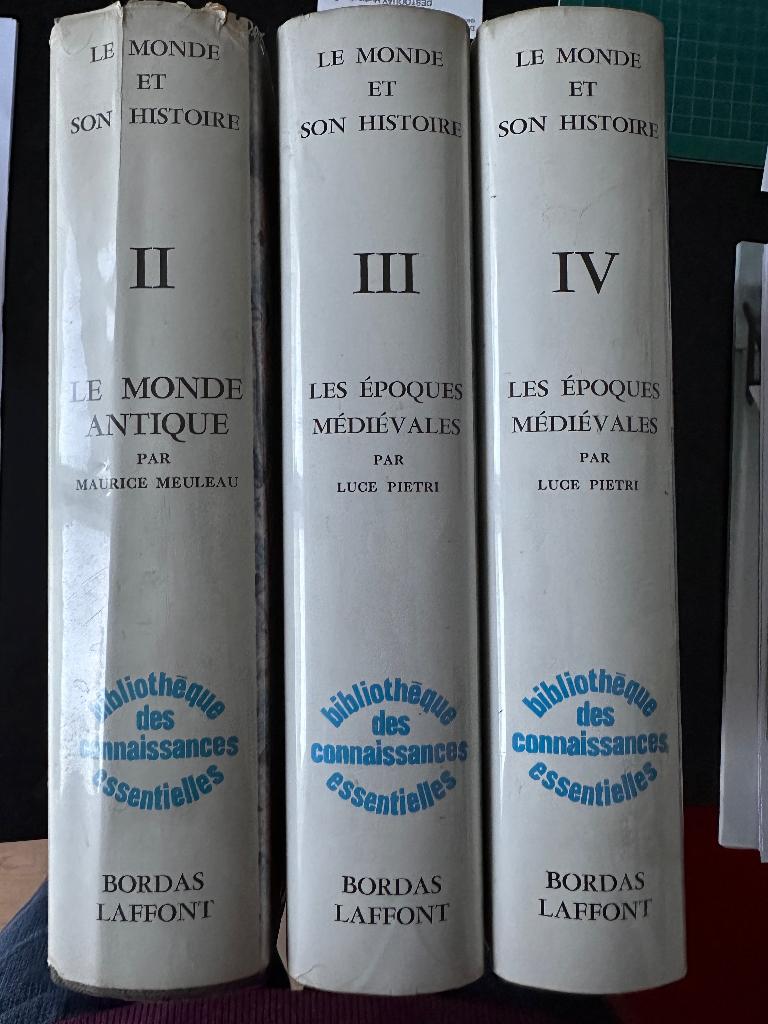 3 volumes Histoire du Monde Bordas, Livres, Enlèvement, Comme neuf, COLLECTIF