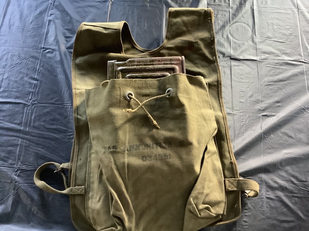 Gilet Amunition Bag US caisse point 30 ww2 vide, Enlèvement ou Envoi