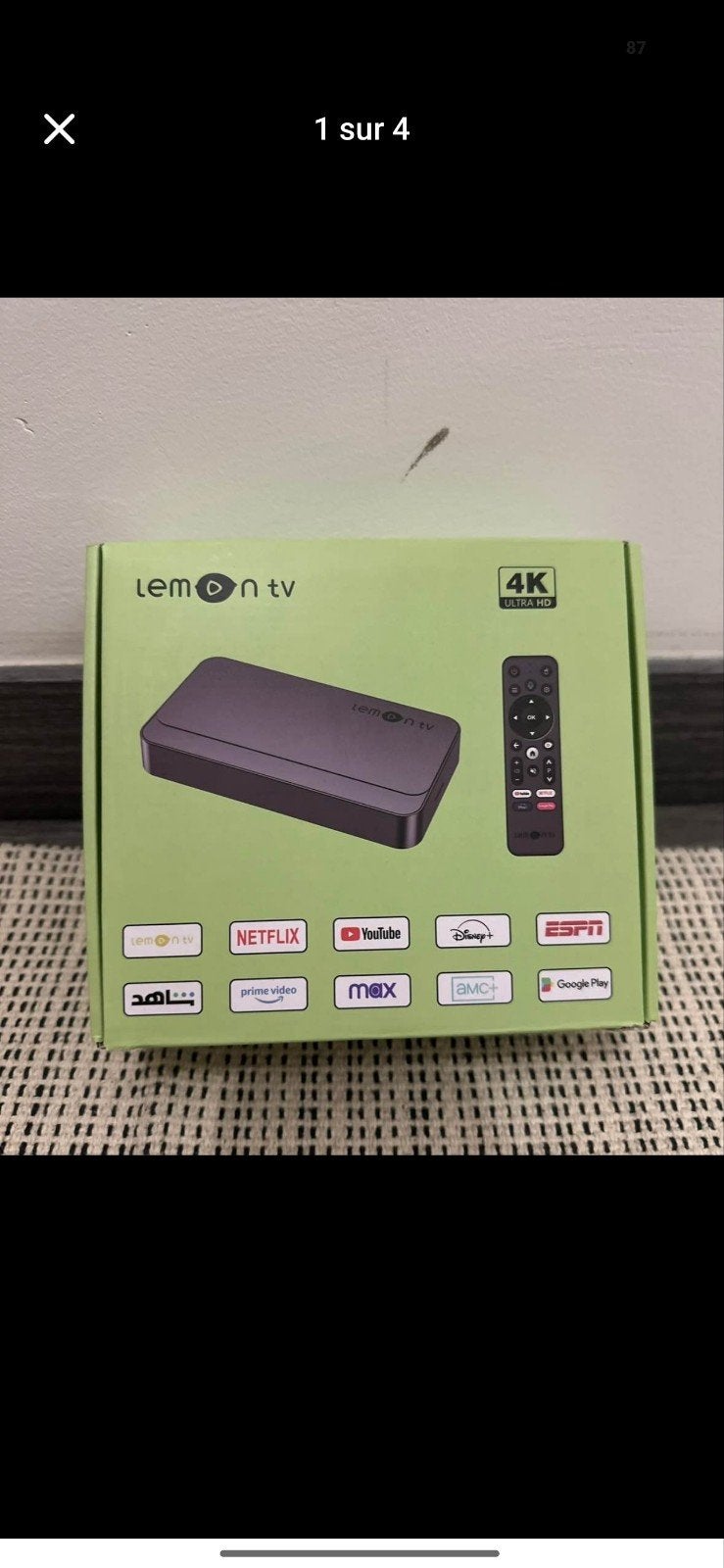 box Android tv neuf !!, Enlèvement, Neuf