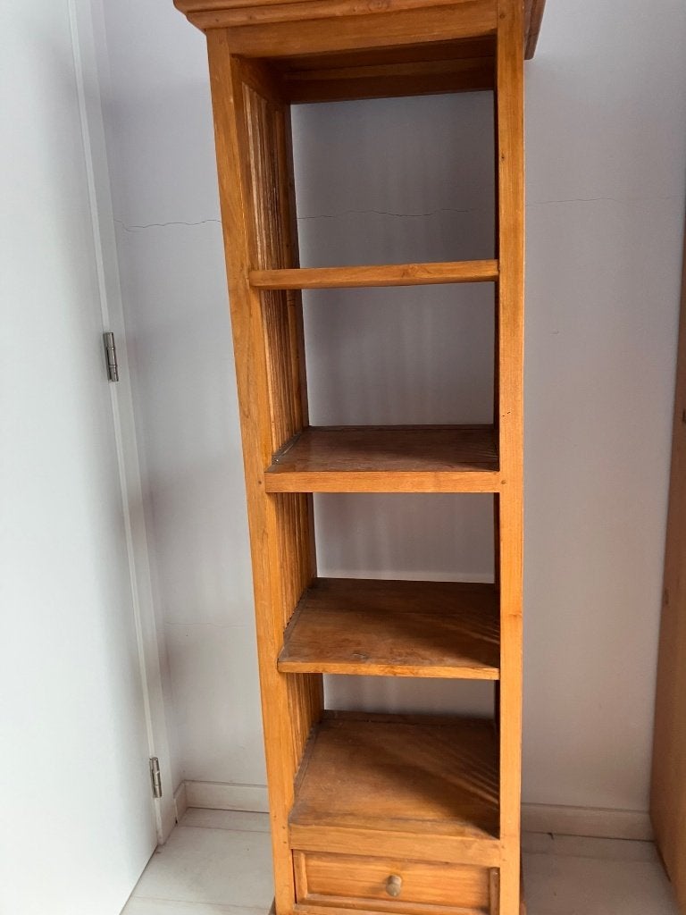 Etagère colonne en teck, Maison & Meubles, Enlèvement, Utilisé