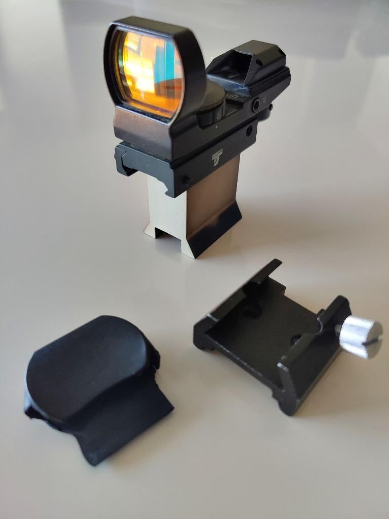 TS Optics RDA LED-zoeker + zoekerschoen, TV, Hi-fi & Vidéo, Matériel d'optique | Télescopes, Enlèvement ou Envoi, Utilisé, Pièces ou Accessoires