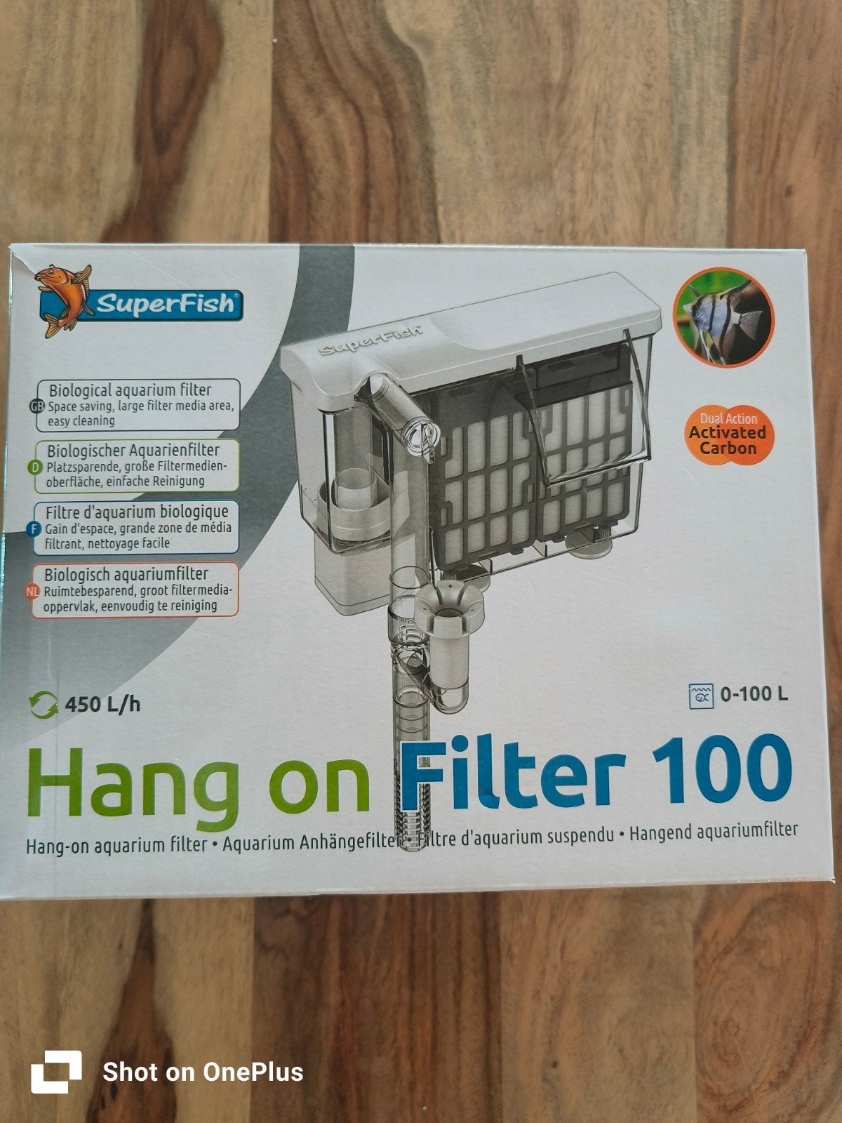 SuperFish Hang On Filter 100 – NEUF, Neuf, Tuyaux inclus, Enlèvement ou Envoi, Superfish