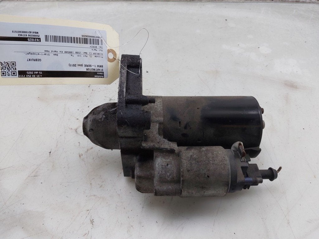 STARTMOTOR BMW 1 serie (F20) (01-2010/06-2019), Robert Bosch AG, Gebruikt, BMW, Robert-Bosch-Allee 1
74232  Abstatt, DE