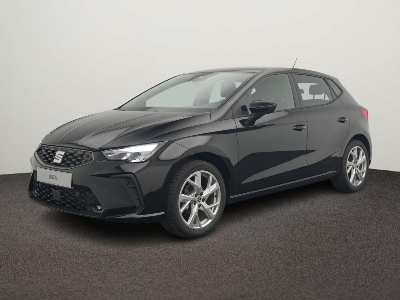 Seat Ibiza 5P/D PLAY PLUS 1.0TSI 95PK 5 VERSNELLINGEN MANUEE, Auto's, Geheel digitaal combi-instrument, 122 g/km, Ibiza, Zwart