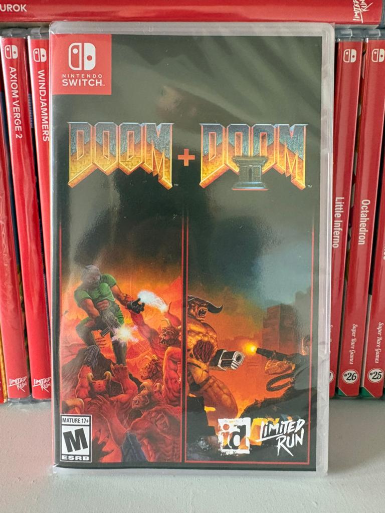 Doom 1 + 2 (Nintendo Switch) - Limited Run, Games en Spelcomputers, Ophalen of Verzenden, Zo goed als nieuw, Muziek, Online