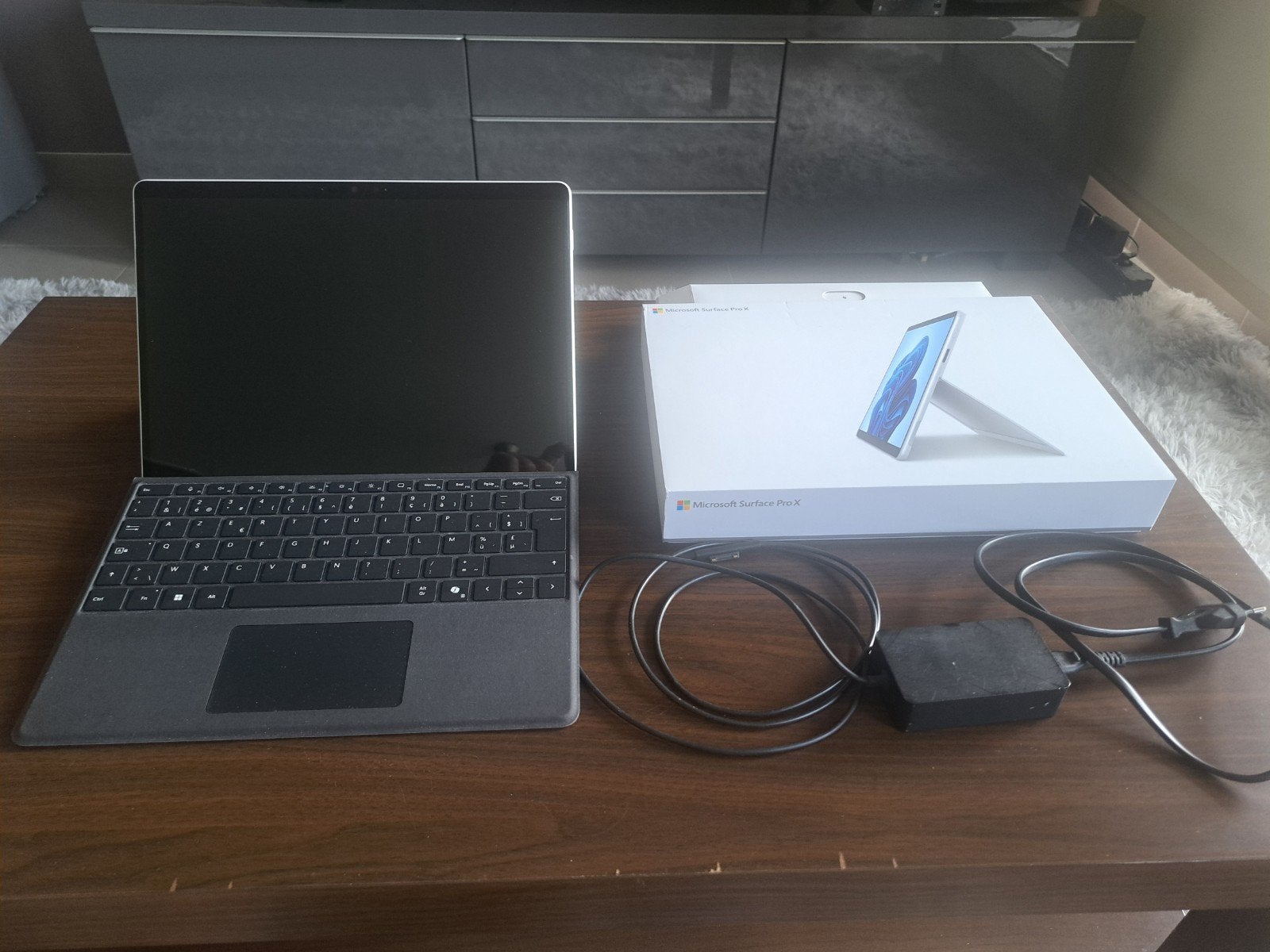 Microsoft Surface Pro X, Computers en Software, Windows Laptops, Ophalen, 12 inch, SSD, 3 tot 4 Ghz