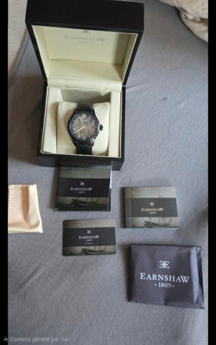 Montre Squelette Thomas Earnshaw Bauer Shadow - Full Set (Ét, Handtassen en Accessoires, Horloges | Heren