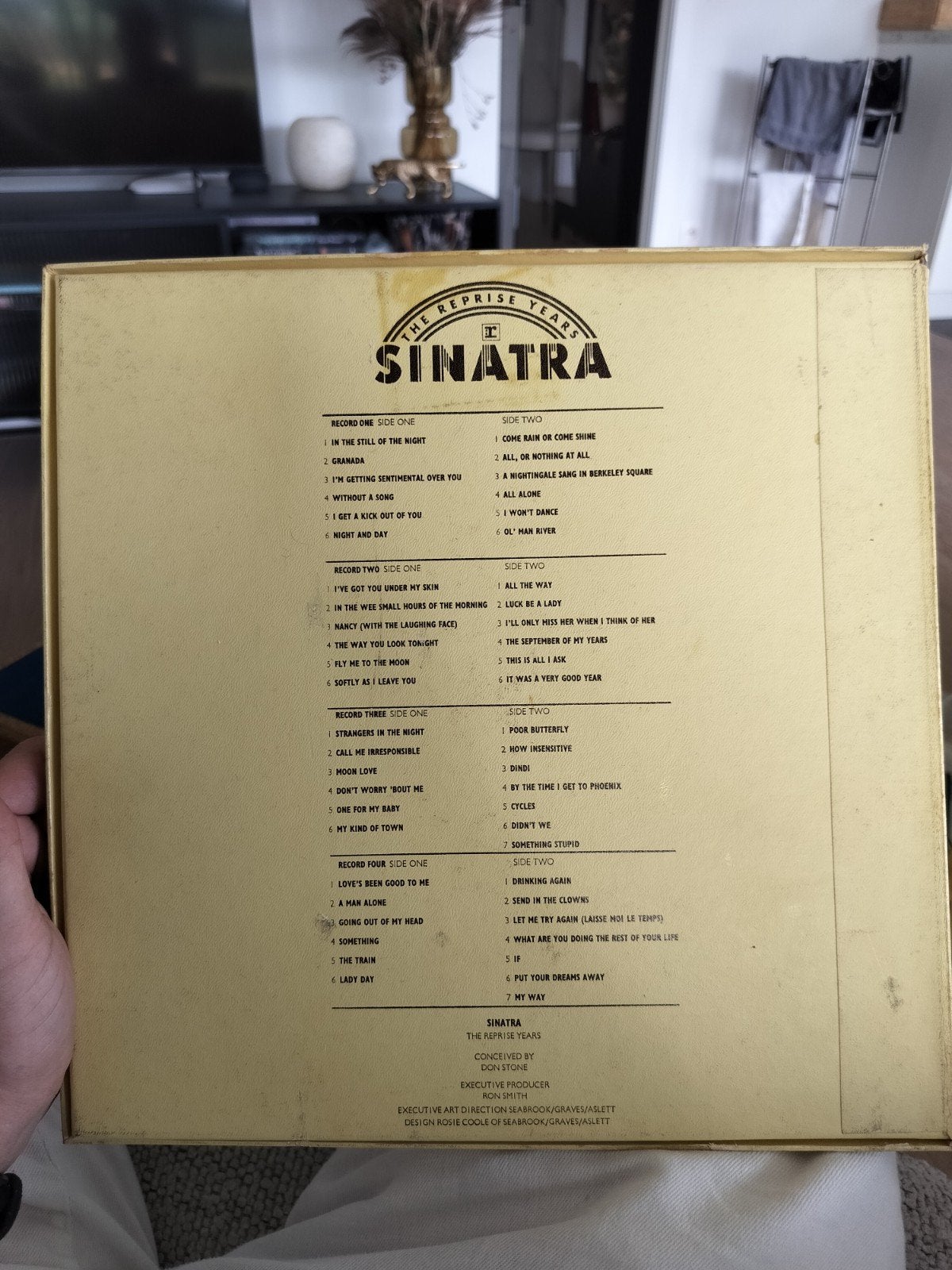 Frank Sinatra The Reprise Years, Enlèvement ou Envoi, Housse de protection extérieure, Utilisé, Double LP