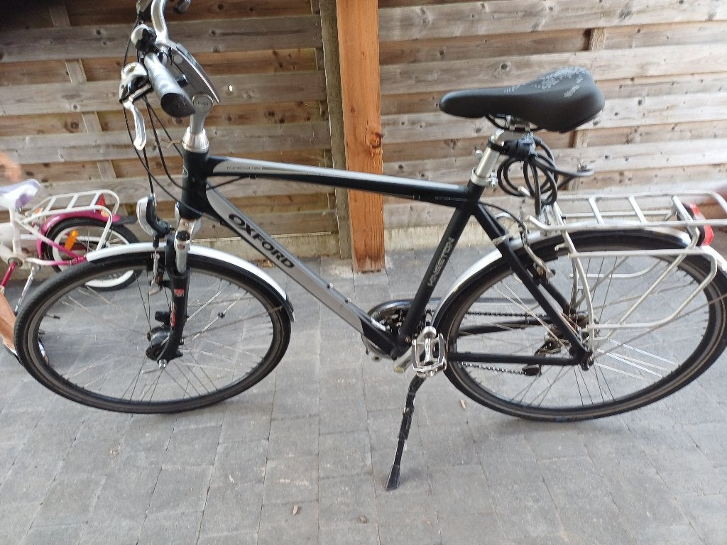 Herenfiets, Fietsen en Brommers, Gebruikt, Velgrem, Versnellingen, 65 cm of meer