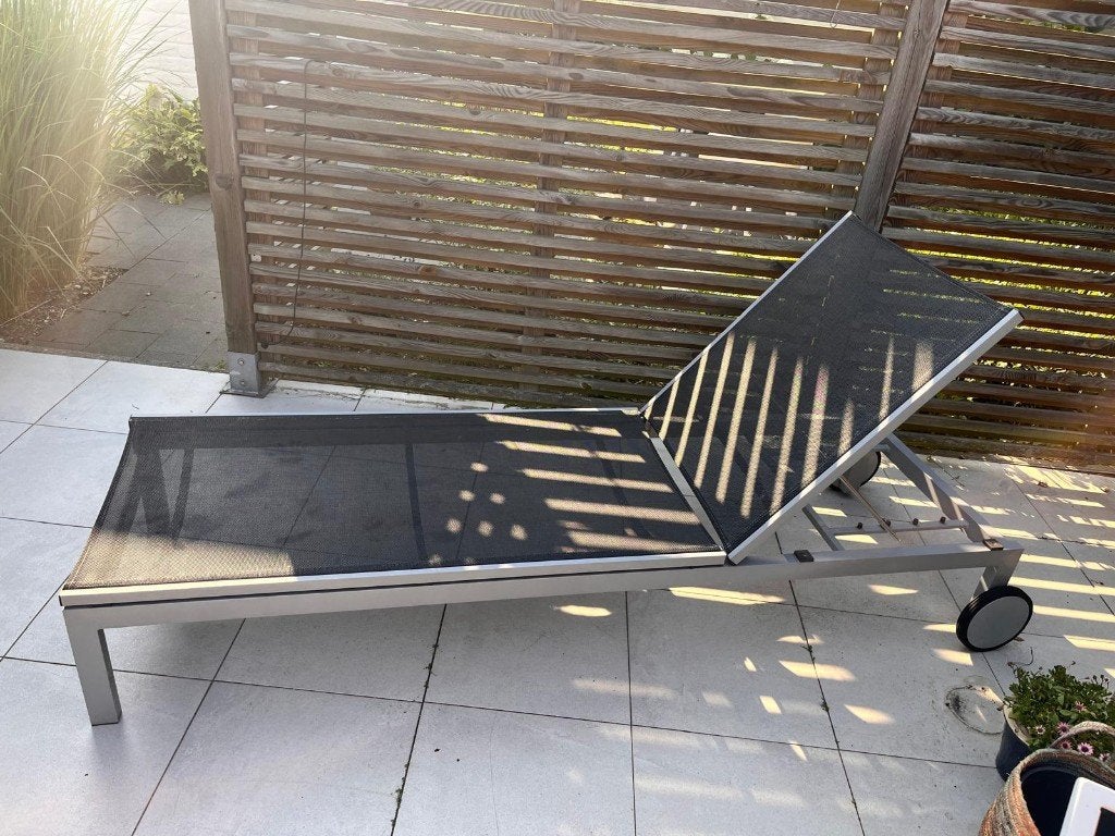 Ligbed tuin, Tuin en Terras, Ophalen, Gebruikt, Verstelbaar