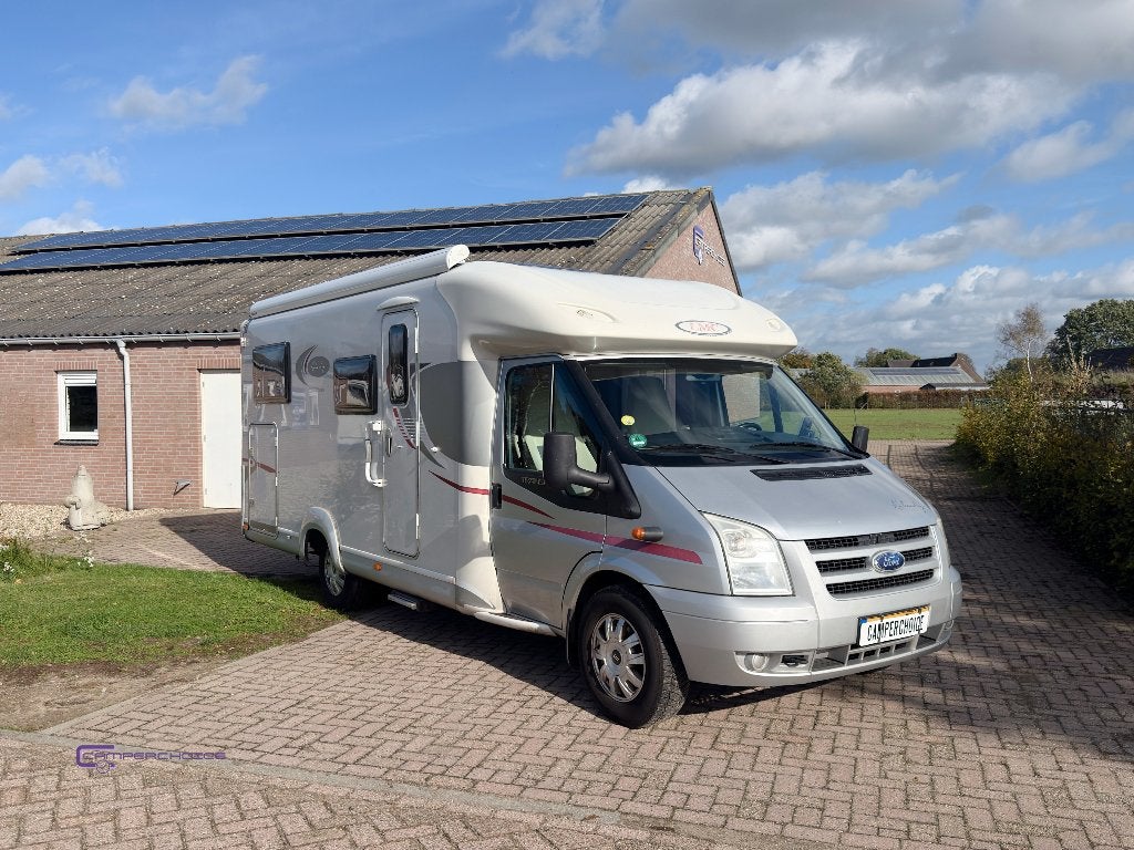 LMC Breezer 654 G | 2010 | 150PK | EURO 5 | lengtebedden |, Boîte manuelle, Ford, Diesel, Siège en L