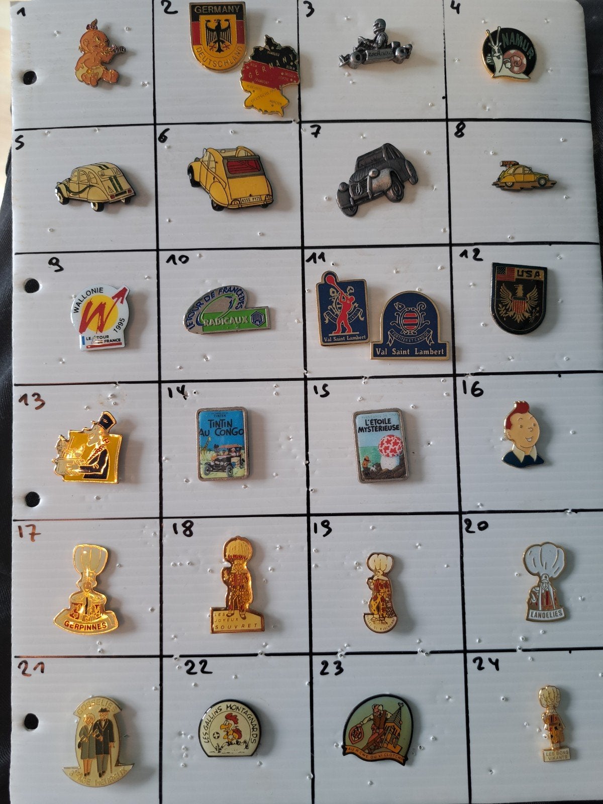 Pinnen, pintjes in de doos (zie foto's), Ophalen