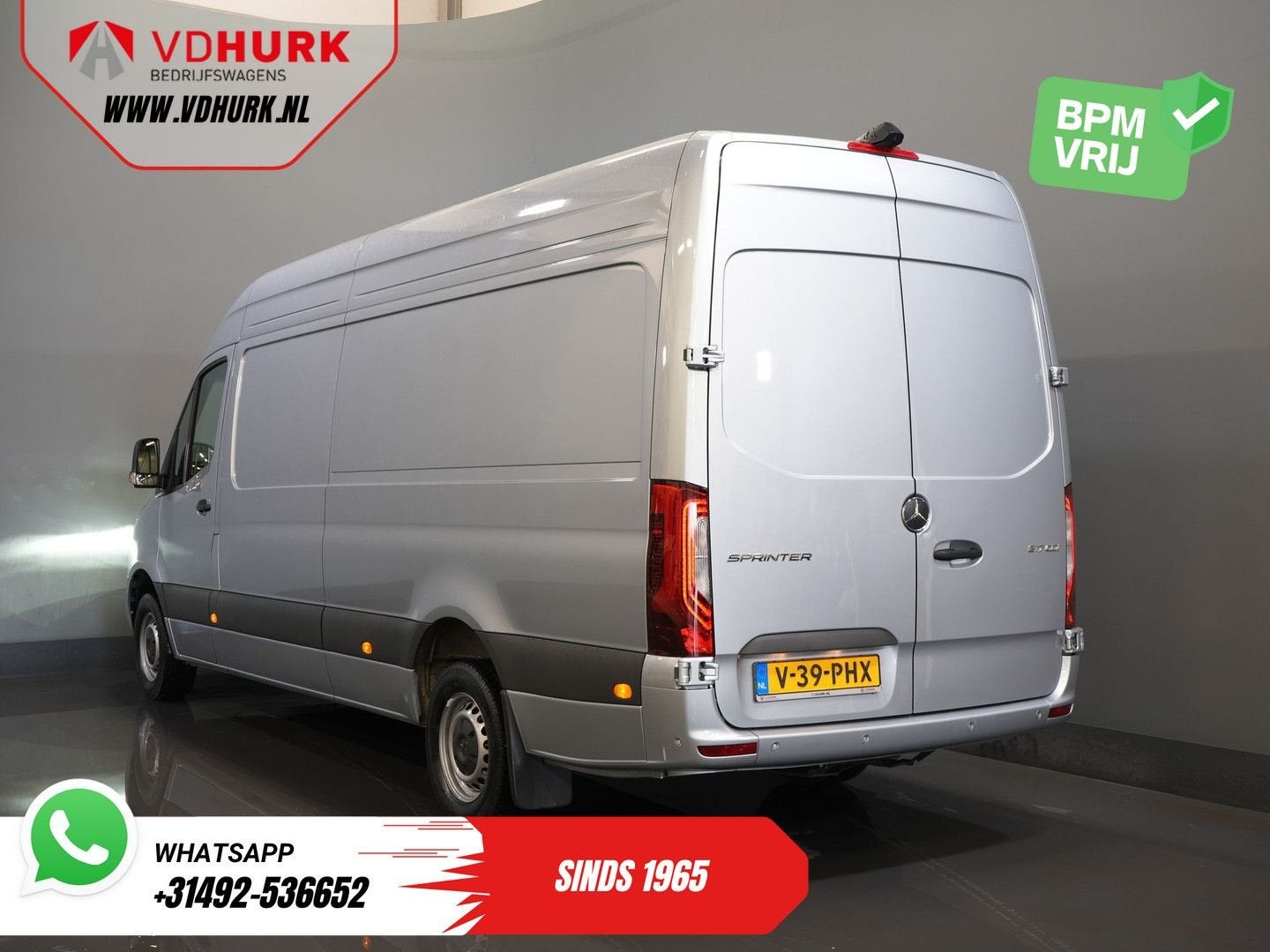 Mercedes-Benz Sprinter 317 CDI Aut. L3H2 3.5t Trekverm./ LED, Auto's, Automaat, Mercedes-Benz, Bedrijf, Diesel