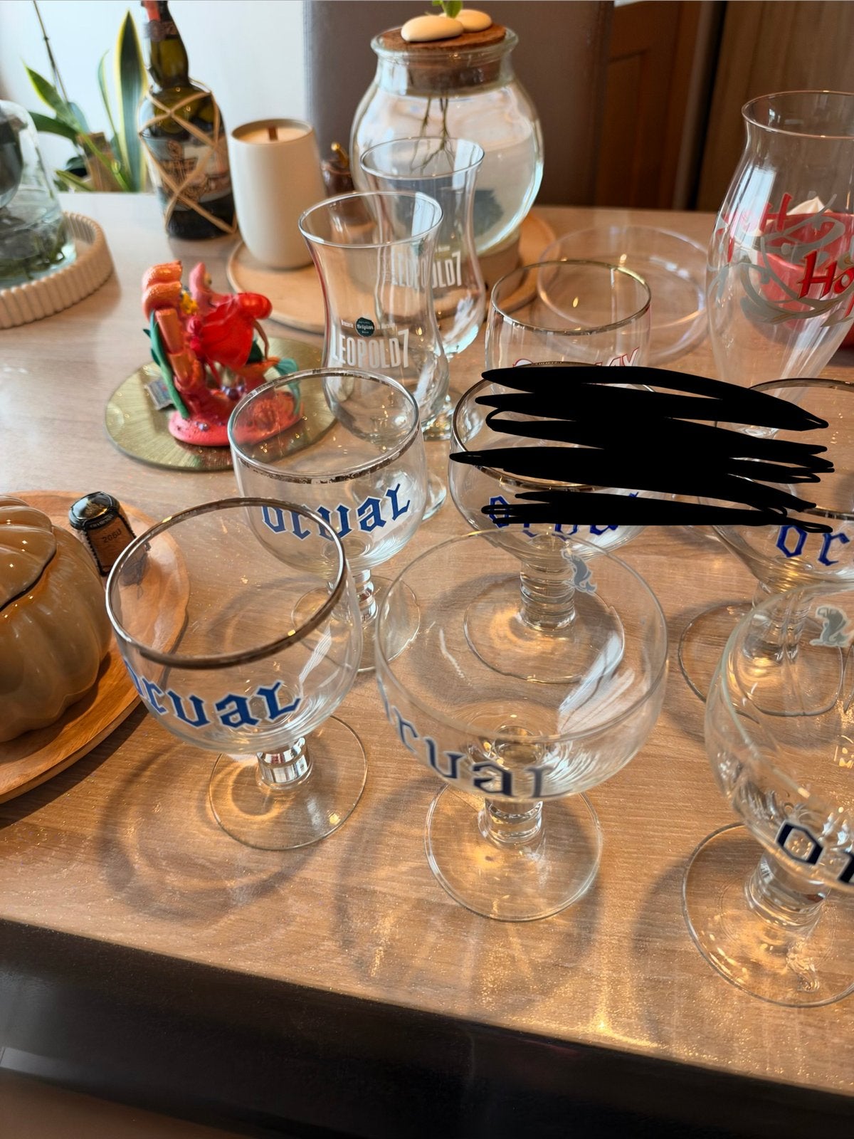 Lots de 18verres a bierre/autres, Collections, Enlèvement, Utilisé