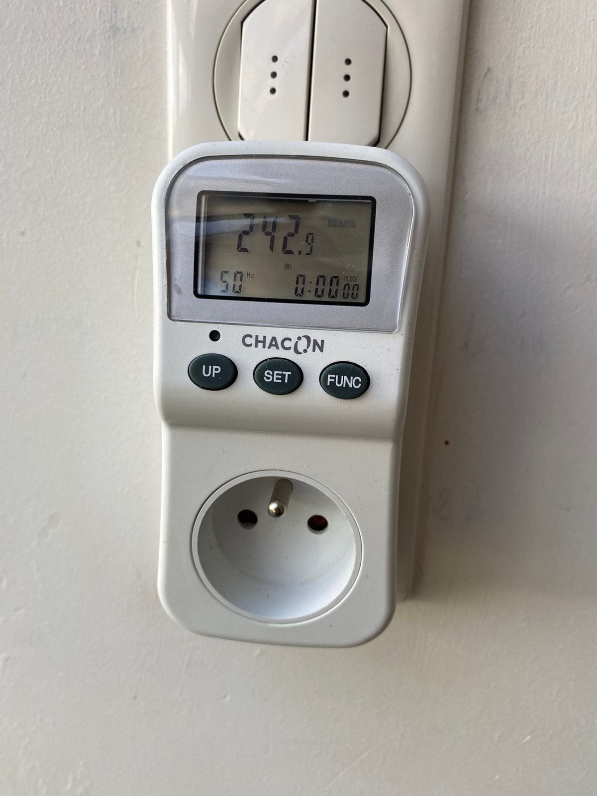 Wattmètre / Contrôleur de consommation électrique CHACON, Enlèvement ou Envoi, Comme neuf, Électricité
