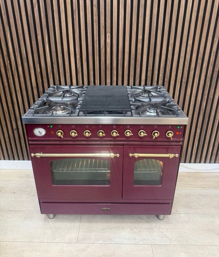 Mooie Bordeaux messing Boretti Fornuis (Gratis bezorgen), Ophalen of Verzenden, Zo goed als nieuw, Boretti, Oven