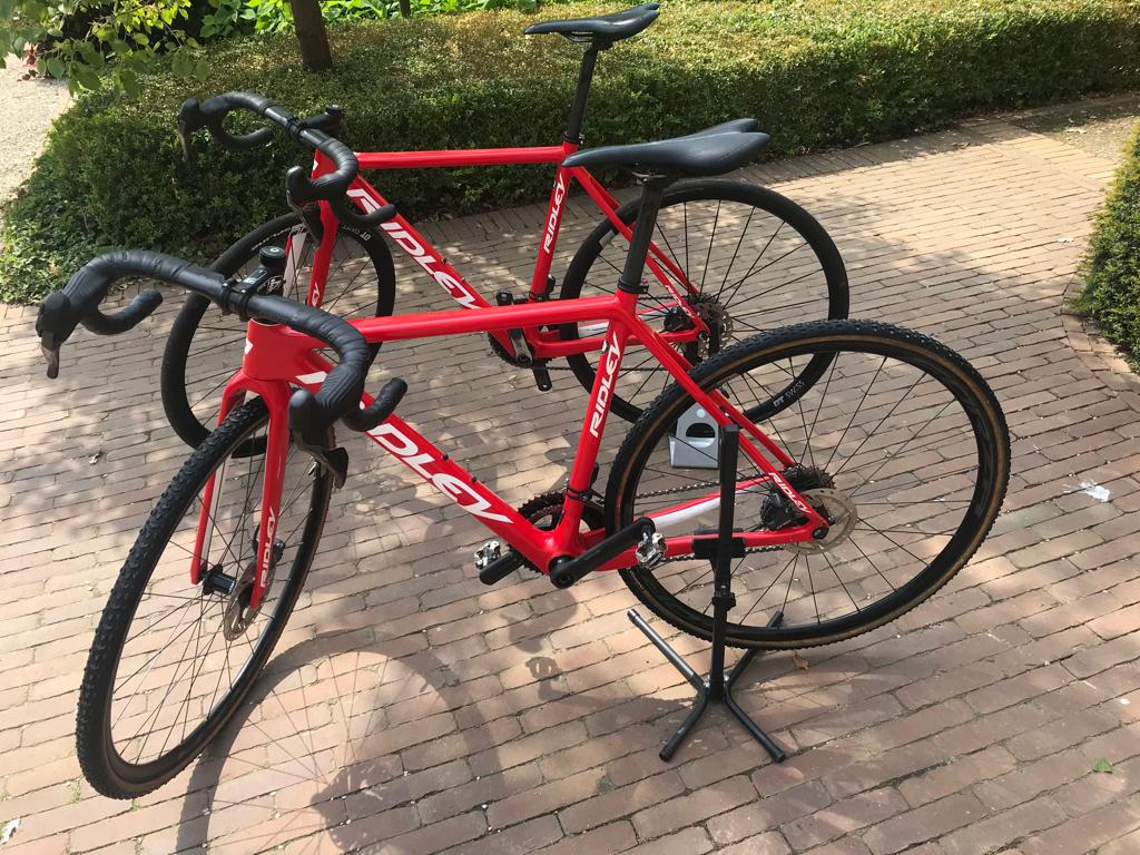 Ridley x-Night maat 48 (2 stuks), Fietsen en Brommers, Ophalen, Gebruikt, Carbon, Schijfrem