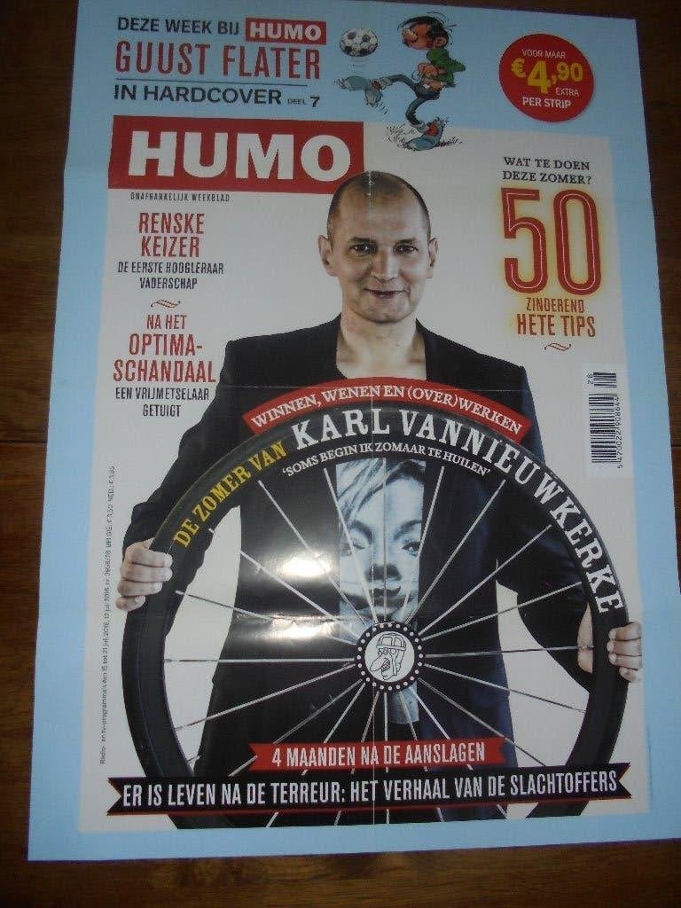 poster humo 70 x 50 cm, Ophalen of Verzenden, A1 t/m A3, Overige onderwerpen, Rechthoekig Staand
