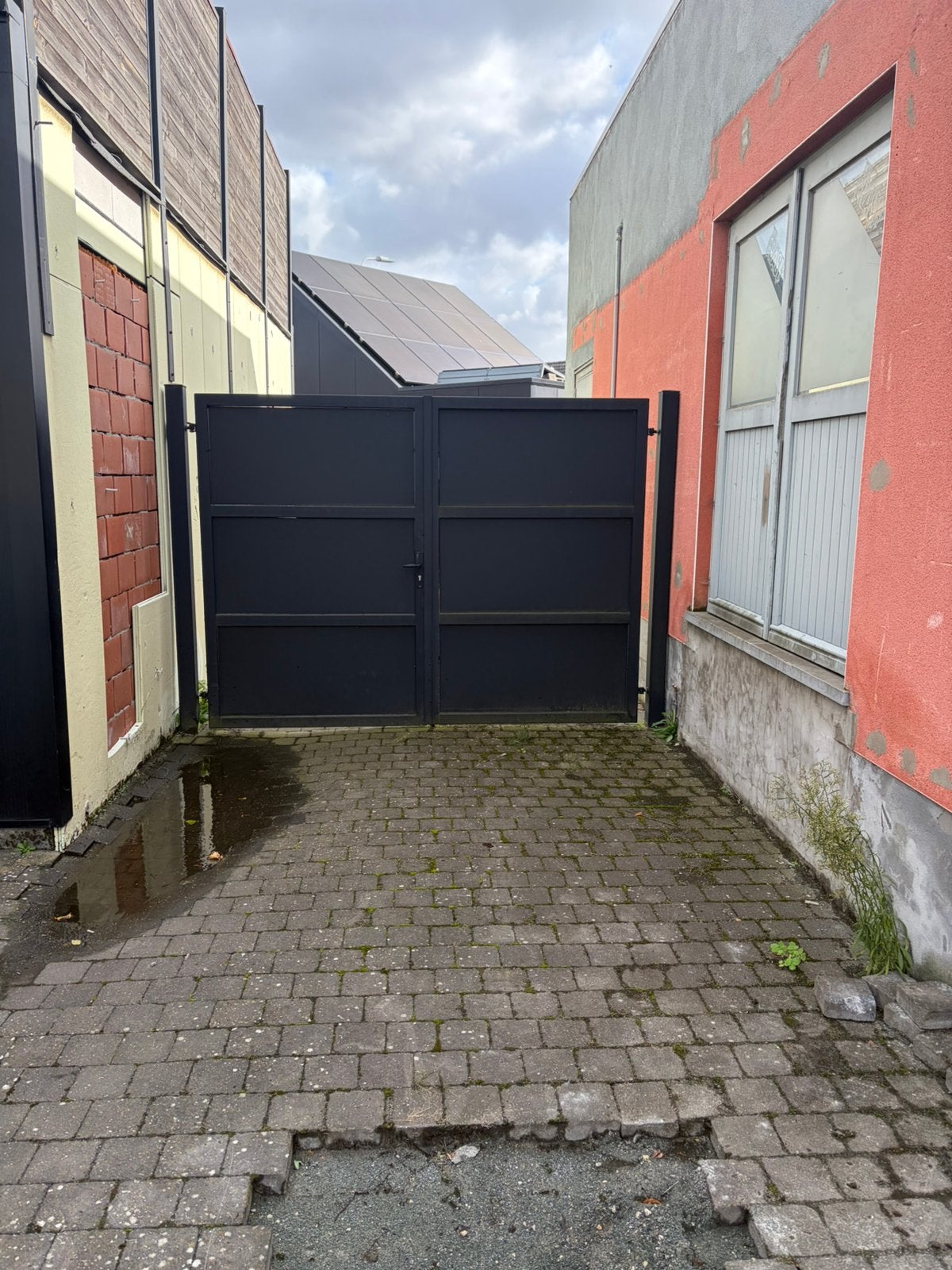 Dubbele poort, Tuin en Terras, Ophalen, Zo goed als nieuw
