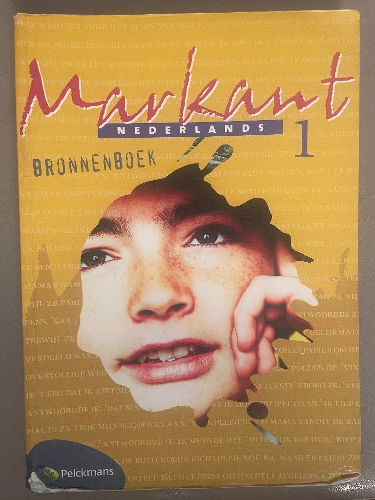 Markant Nederlands 1 Bronnenboek, ASO, Pelckmans, Nederlands, Ophalen