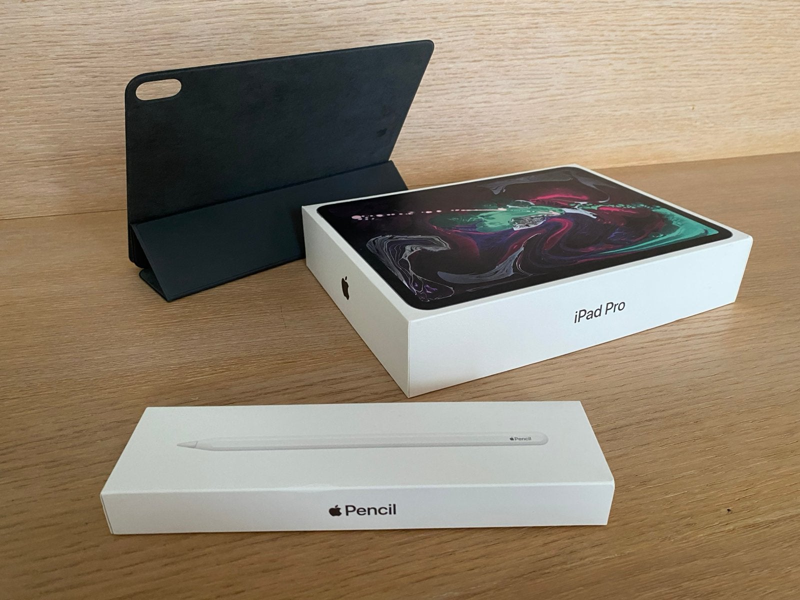 iPad Pro 11” inclusief Apple Pencil en Apple Smart Folio, Computers en Software, Apple iPads, Ophalen, 11 inch, Zo goed als nieuw