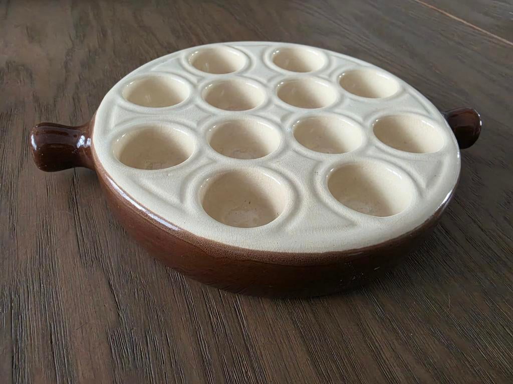 Vintage Escargotpan, Maison & Meubles, Cuisine | Casseroles & Poêles, Enlèvement
