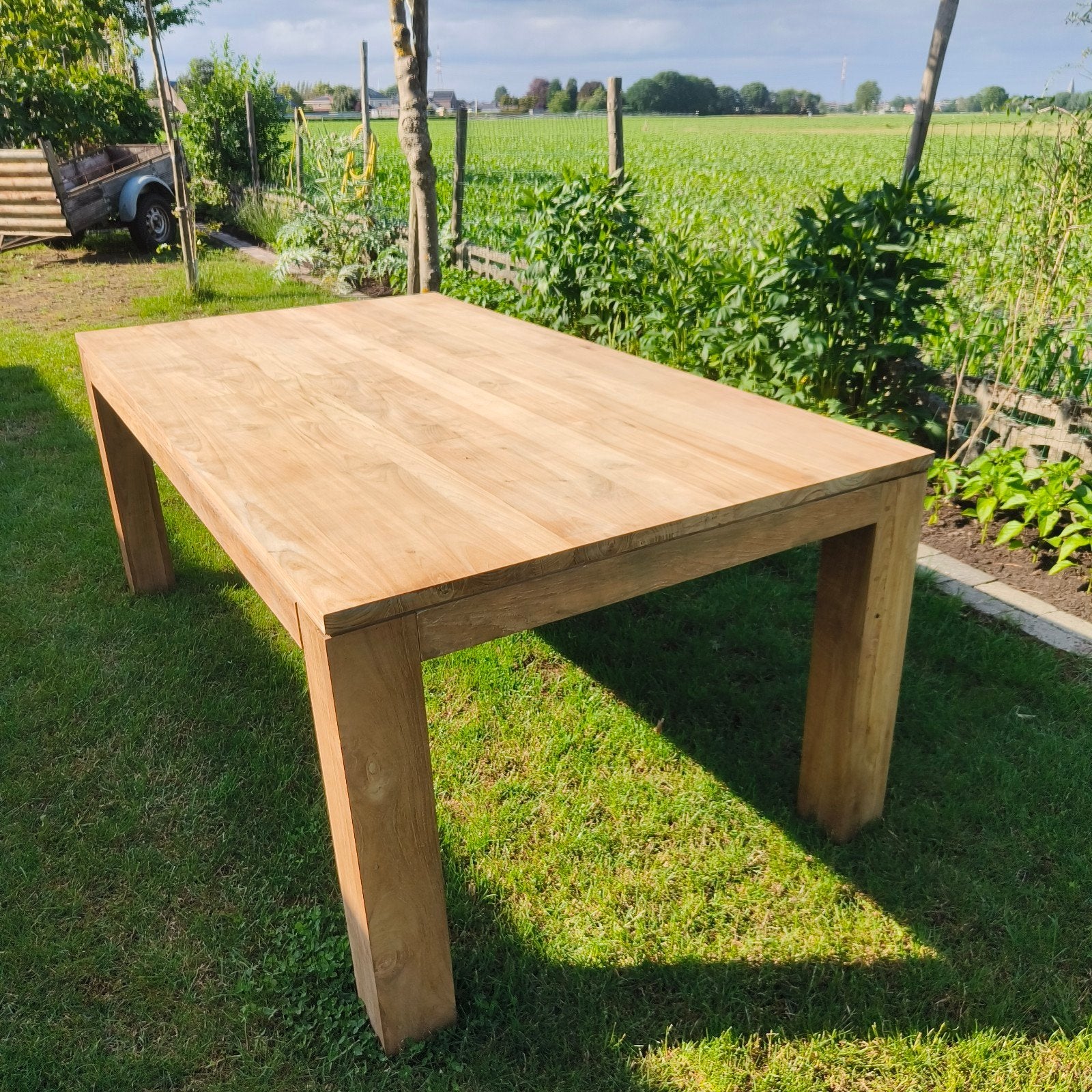 Table en teck de bonne qualité, Maison & Meubles, Tables | Tables à manger, Enlèvement